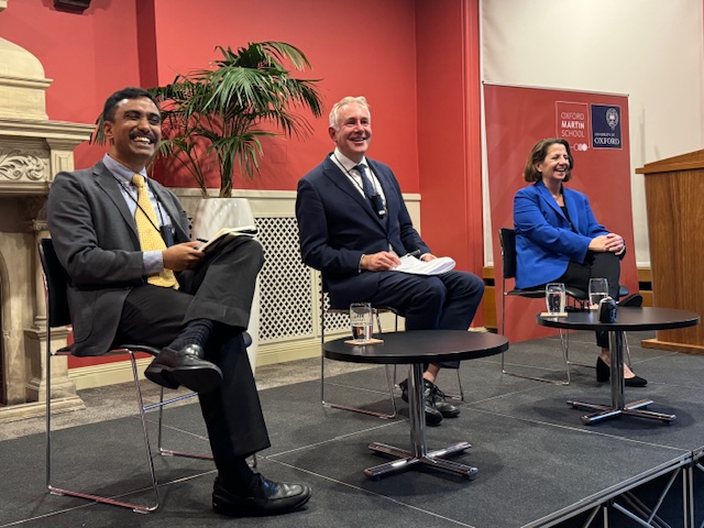 A real privilege to chair tonight the US Deputy Attorney General Lisa Monaco as she launched 'Justice AI' during her speech to the Oxford Martin School AI Governance Initiative.  Wonderful to have Dr Aaron Maniam bring his wealth of Singaporean AI policy experience to our panel