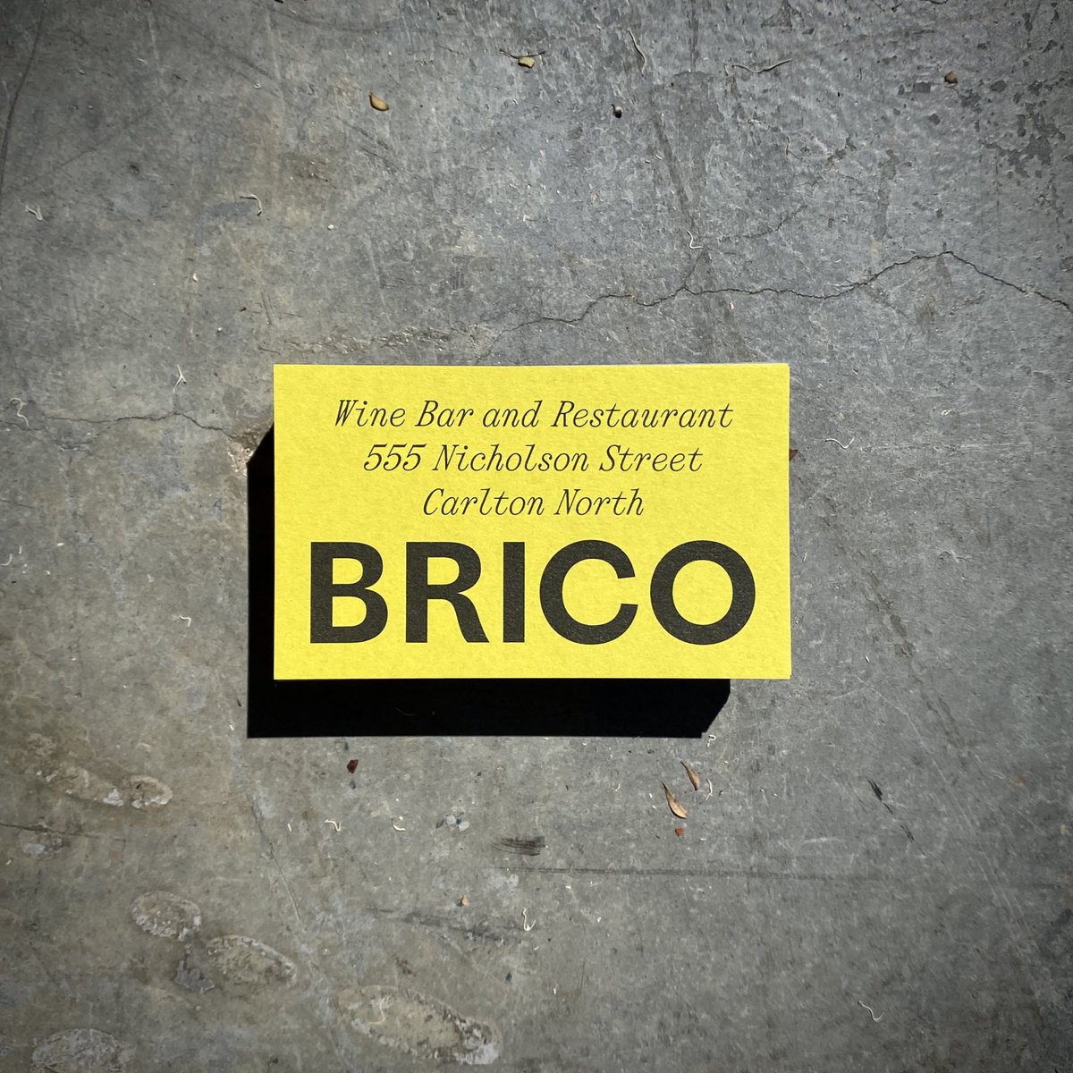 taylordpress's tweet photo. BRICO Business cards.
Offset Black printed on Colorplan Natural, New Blue, Harvest &amp; Chartreuse 270gsm card weights.

Produced for @brico.melbourne 
Designed by @teganhendelstudio 

#brico #bricomelbourne #businesscards #winebar #wine #bar #colorplan #businesscard  #taylordpress https://t.co/HtQSi7MaVo
