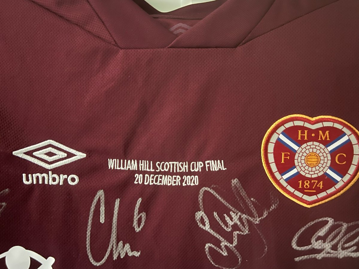 For all our <a href="/JamTarts/">Heart of Midlothian FC</a> loving fans

We have a signed Scottish cup final top from 2020 up for grabs 

1-25 £10 per number 

🎉🎉all monies raised goes back to ECFC to support the survival and youth development programme. 🎉🎉

Please head to the below link facebook.com/share/p/Ay32ZZ…