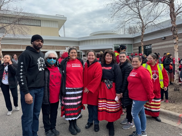 InterfaithAct's tweet photo. Our Department of Indian Work staff attended the march today for Missing &amp; Murdered Indigenous Women &amp; Relatives at East Phillips Park. https://t.co/3XIUWacQrk