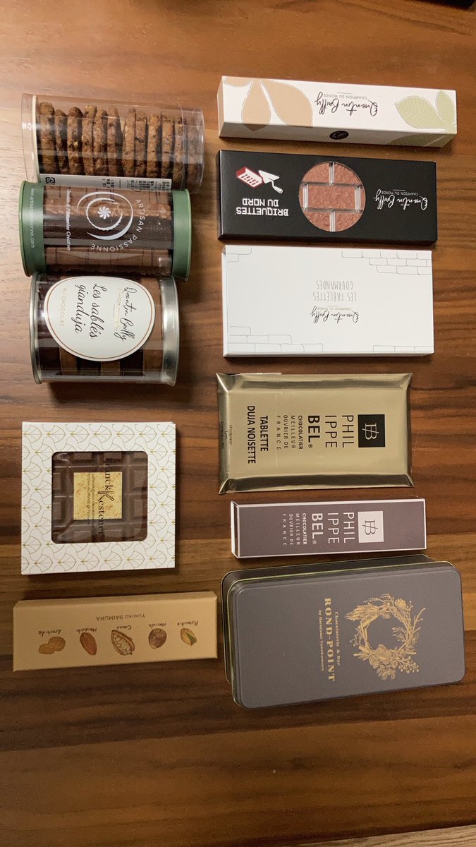 sumire_rum's tweet photo. 2024年サロショオンライン戦利品！
バイィのバナンヌのタブ、洋酒強めで美味しかった！マシュマロ、はあんま好きじゃないけどケストナーのマロンとギモーヴのタブは美味しかった🌰🍫✨バイィのマロンもだけどマロン感を拾うの難しい‥あんまり感じなかった‥🌰 https://t.co/YAkuJdDSE1