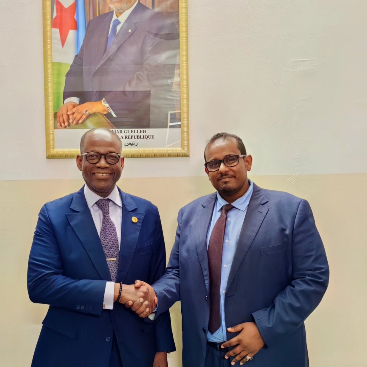 A courtesy call on the Telecom Regulator of Djibouti (ARMD), represented by DG Abdi ACHKIR.