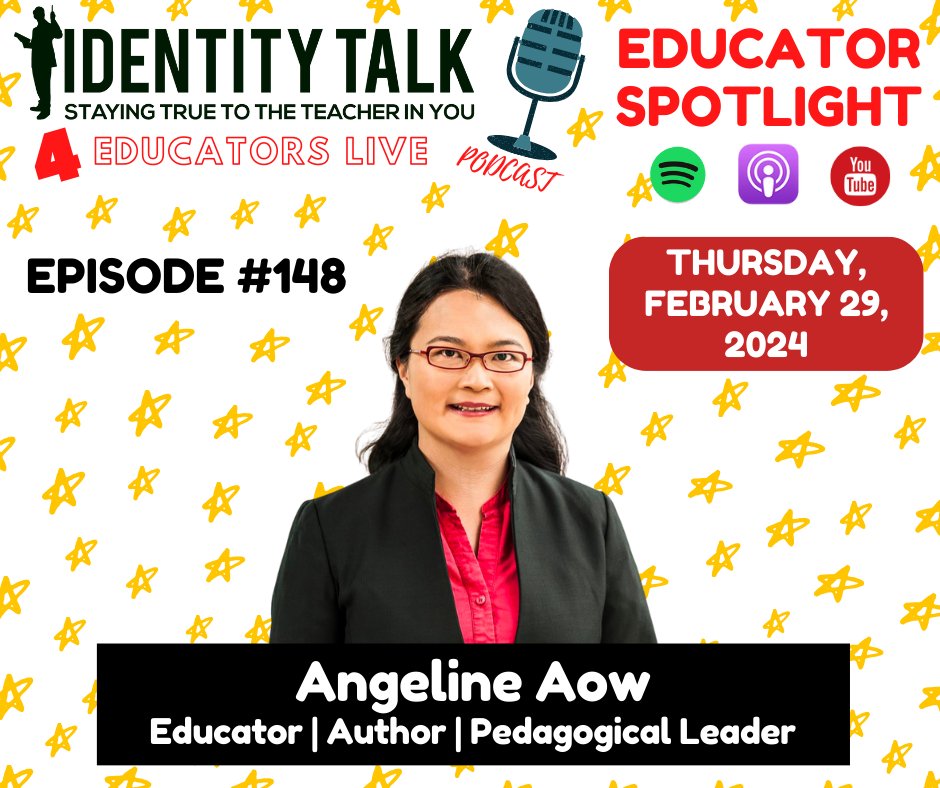 It's a leap year and 29 Feb 2024 will be the day my identity talk with @identityshaper Kwame Sarfo-Mensah will be shared. 📅 

📻 Tune in by checking out Identity Talk's podcasts and save the date! 

identitytalk4educators.com/podcast

#BecomingTI #intled