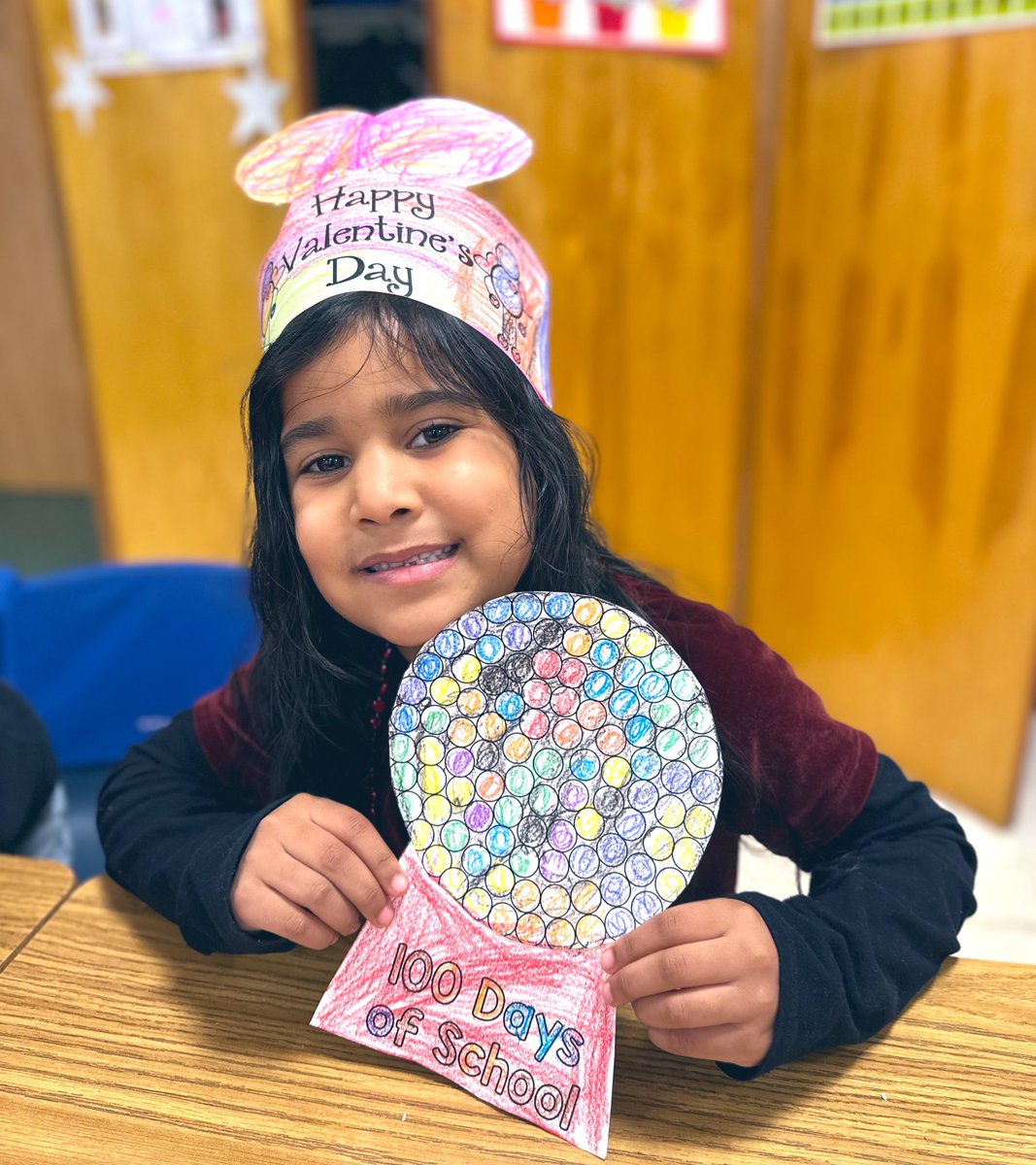 Happy 100th Day of Kindergarten and  Valentine’s Day! 💯❤️ <a href="/CherryLaneCP1/">CherryLaneCP</a>