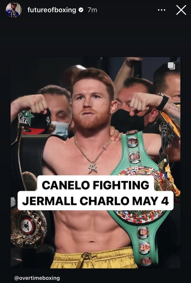 I’m actually not against the Canelo vs Mall fight. 

Him spinning the block for every last crumb on the table is the ultimate plot twist. #boxing #CaneloCharlo