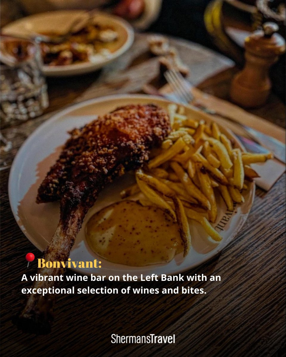 ShermansTravel's tweet image. Indulge in the authentic tastes of Paris! 🍴🍷 Discover our insider guide to the city&apos;s best bistros and wine bars. Savor every bite and sip in the heart of France. 🇫🇷✨ Read more here: buff.ly/3SB58fz #ParisEats #LocalGuide