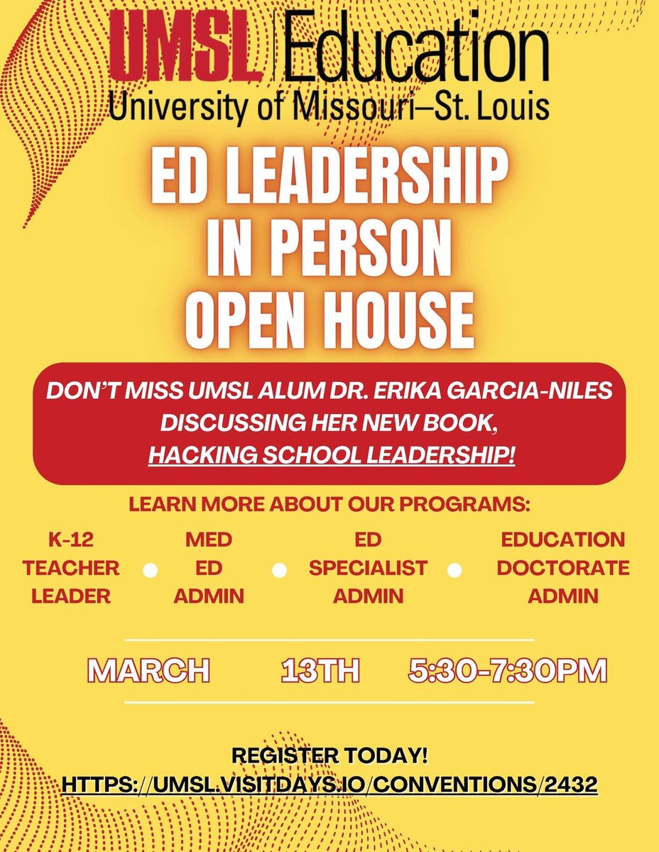 UMSL Educational Leadership tweet media