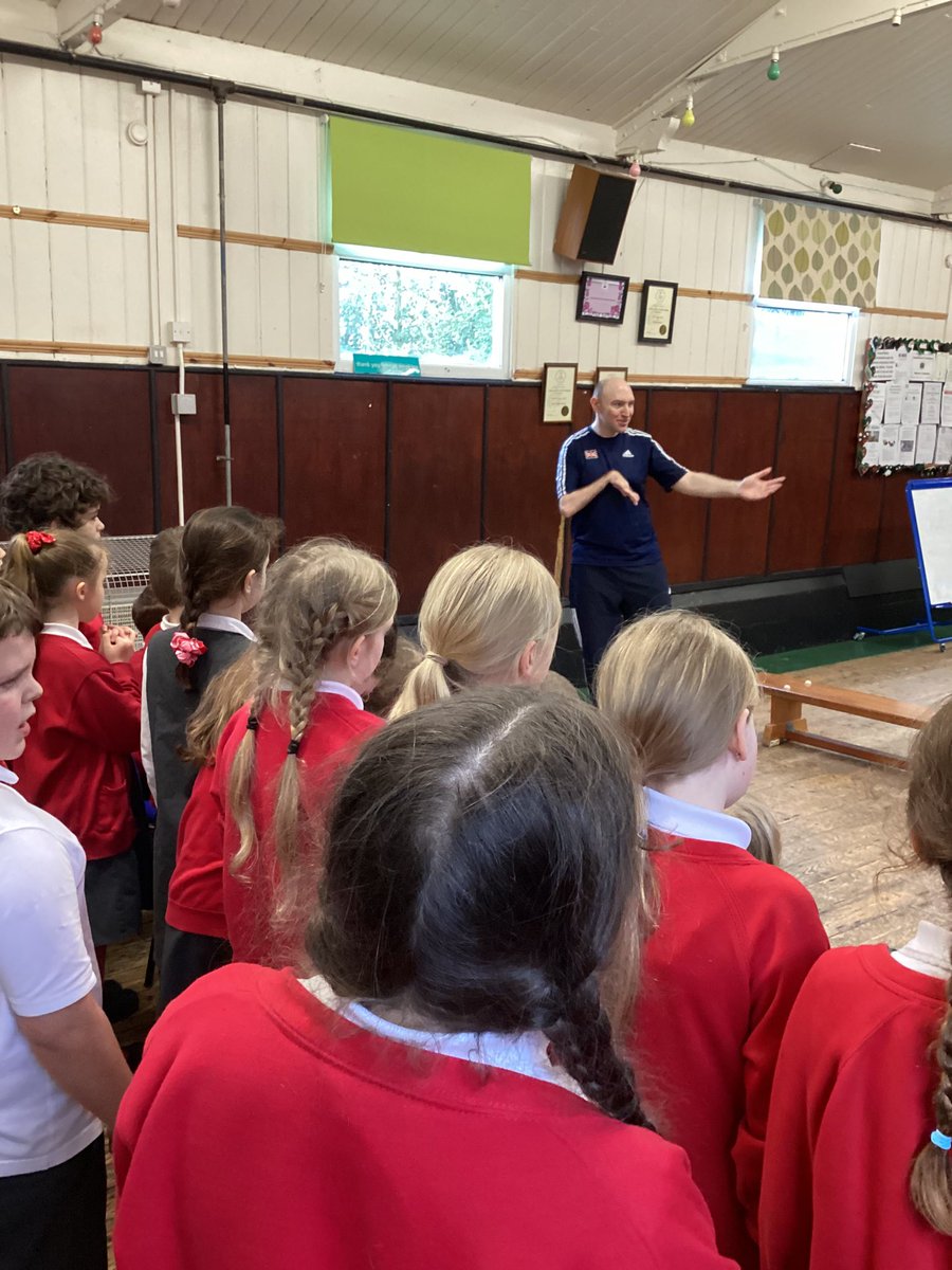 CapenhurstCEPS's tweet photo. We welcomed GB Paralympic Sprinter Michael Churm from @sportsfs to school today! All classes took part in a fitness circuit and then the children listened to Michael’s story during a Q&amp;A assembly. Michael even brought in one of his gold medals to show us! An inspiring afternoon. https://t.co/ZrB2wxrAcf