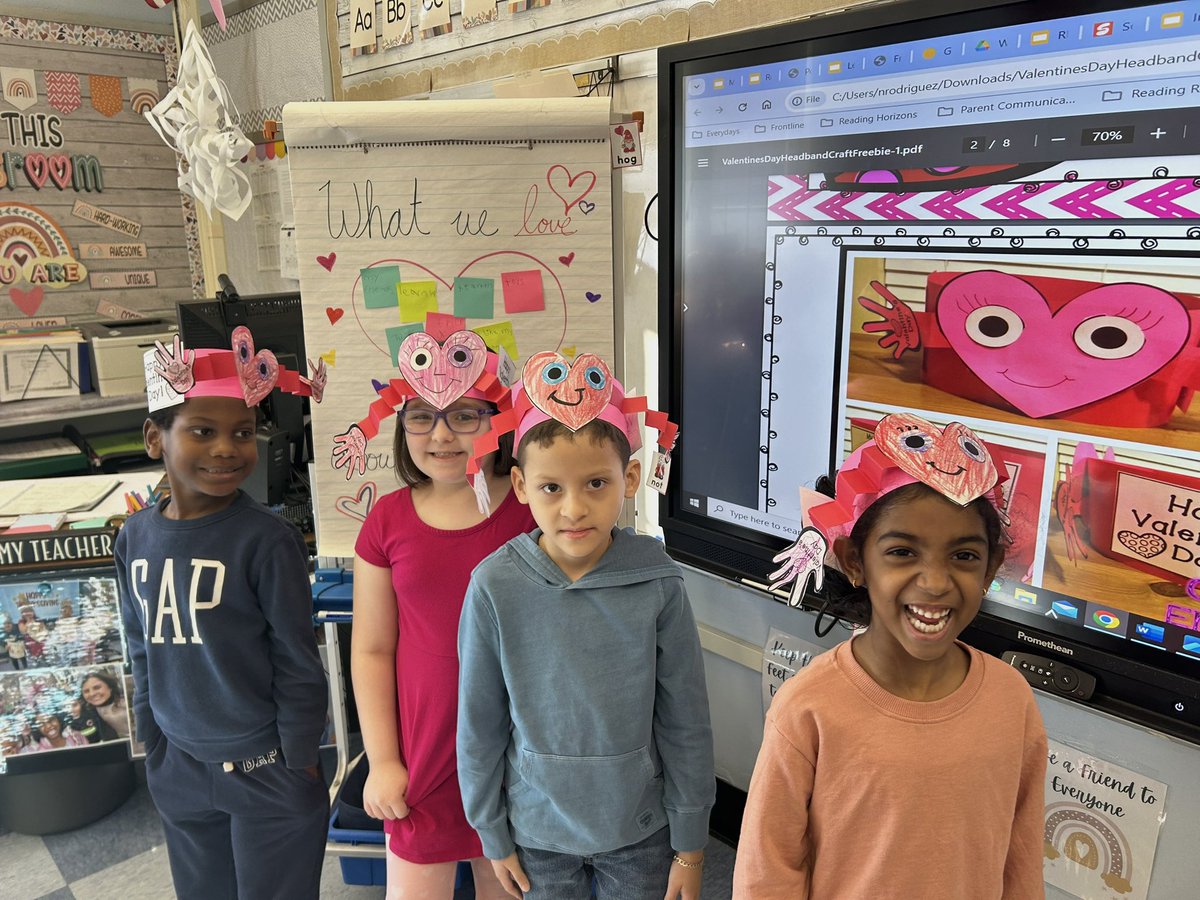 MsRodriguez_JLC's tweet photo. Happy Valentine’s Day to my sweet little valentines! 💓 @FPBSchools https://t.co/TjjZpOYlGI