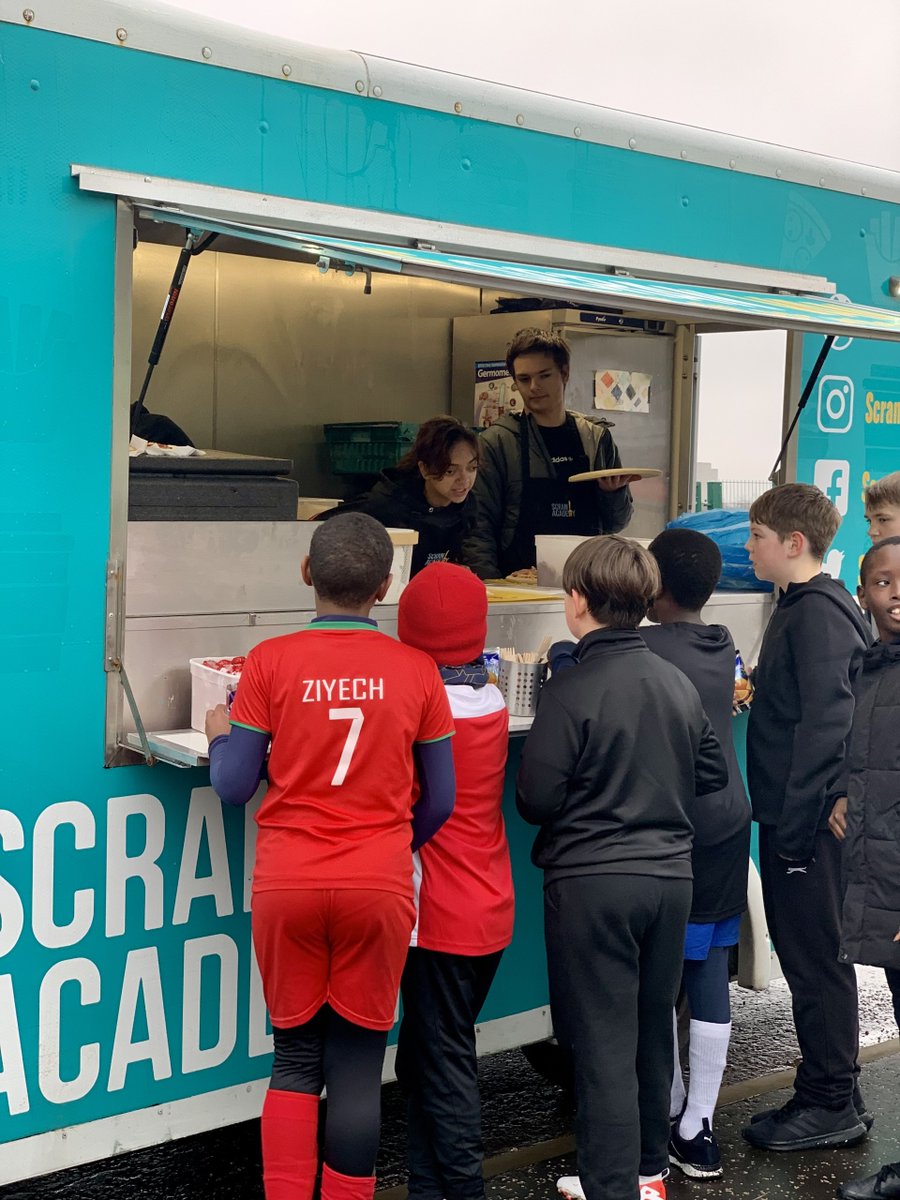 Had a FANTASTIC day at Castlebrae’s community football game! HUGE shoutout to Eilidh, Abbie, Freya and Ryan for dishing out some delicious scran to everyone. THANK YOU to @Ed_Leisure @ActiveSchoolsED for having us! 🌟⚽️🍴 #CommunityFootball #ScranAcademy