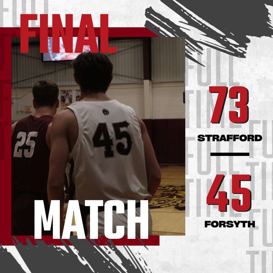 A WIN🏆for the Strafford Indians last night! Varsity won 73-45 against Forsyth.

Jv lost 40-52
Fresh lost 18-37

Indians will host Rogersville Friday night.

#straffordstrong🏀