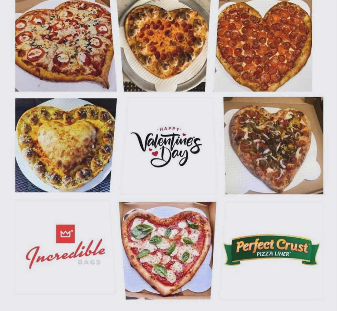 BrianWeavel's tweet photo. #happyvalentinesday from your friends at Perfect Crust Pizza Liners @bestpizzacrust and https://t.co/QrYjvp9JkW ! Show us your Heart Shaped #pizza in the comments below! #BeIncredible https://t.co/tdMt6RgWBn
