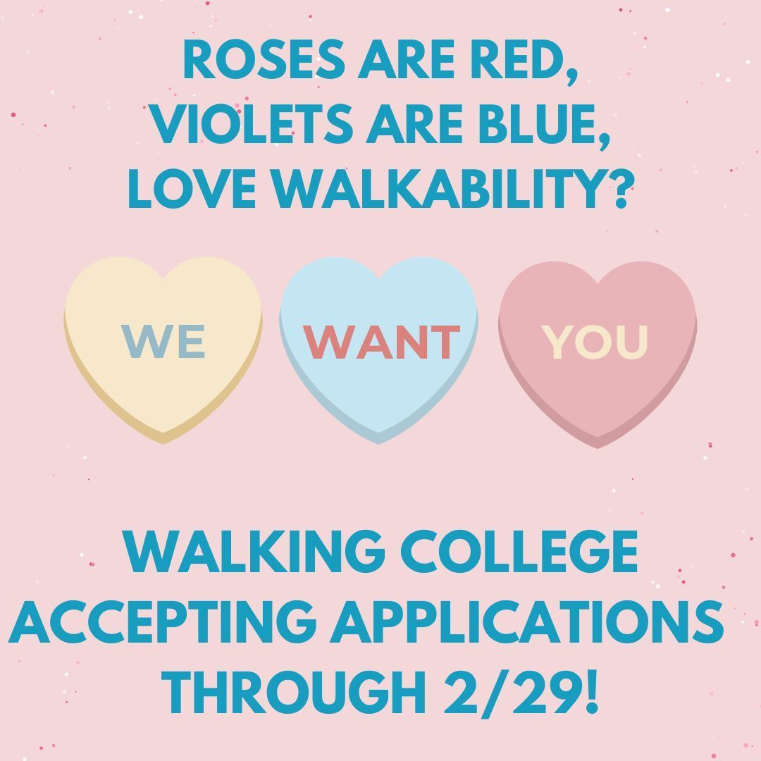 2024 Walking College applications are open unitl February 29. Learn more and apply at buff.ly/48ZyPfY