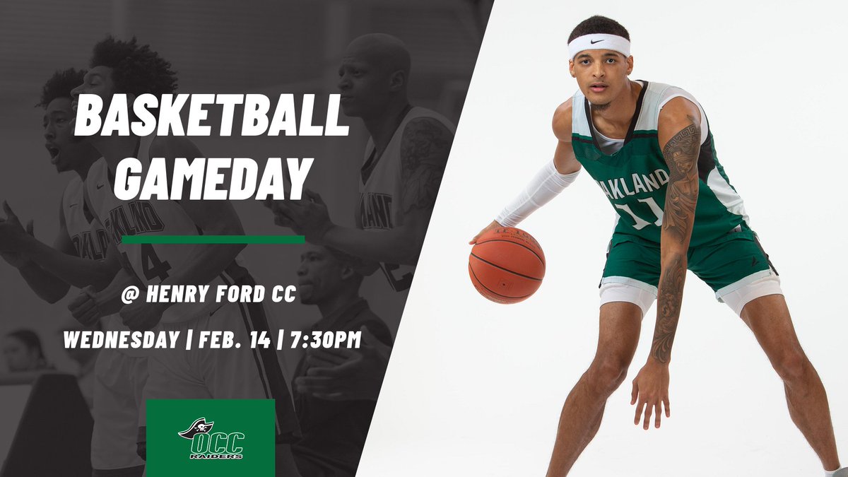 GAMEDAY

Men's basketball travels to conference opponent Henry Ford CC as they look to pick up a win on the road. Tipoff is at 7:30. 

#RollRaiders #NJCAAMBB #MCCAA