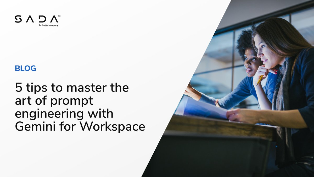 #GenerativeAI is at our fingertips these days. 🤳 But to use it effectively, we must level up our prompt engineering skills. Learn to improve your #GenAI prompts using #Gemini (formerly #DuetAI) for #GoogleWorkspace. 🤖 CLICK HERE: ow.ly/sain50QBgSt