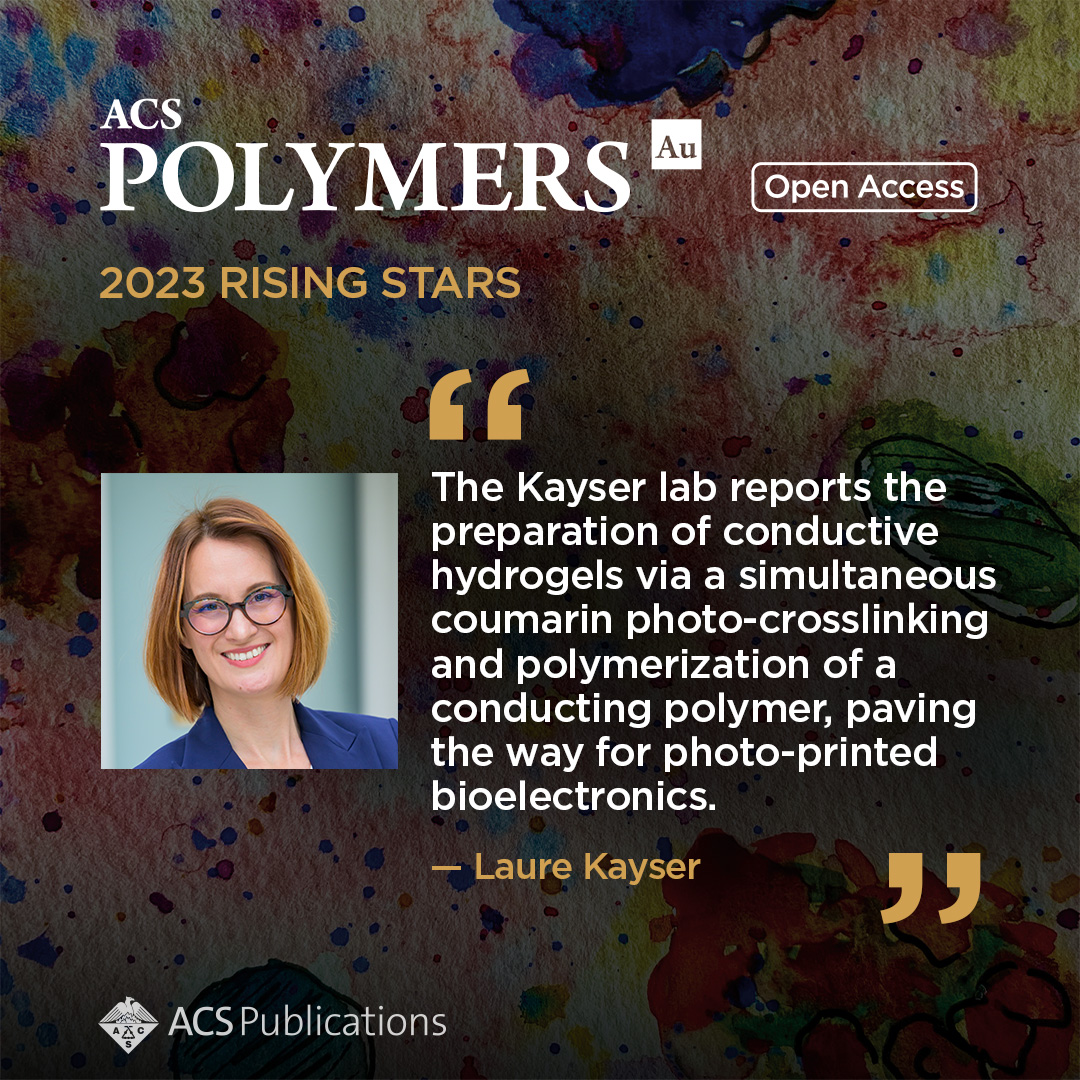 ACS Macro Journals (@macrojrnls_acs) on Twitter photo Meet Prof. Laure Kayser <a href="/laure_kayser/">Laure Kayser</a> <a href="/LaureKayserLab/">Kayser Lab</a> <a href="/UDelaware/">Univ. of Delaware</a>, a 2023 ACS Polymers Au Rising Star.
Check out Laure's work here 🔓 👉 go.acs.org/83p Meet Prof. Laure Kayser <a href="/laure_kayser/">Laure Kayser</a> <a href="/LaureKayserLab/">Kayser Lab</a> <a href="/UDelaware/">Univ. of Delaware</a>, a 2023 ACS Polymers Au Rising Star.
Check out Laure's work here 🔓 👉 go.acs.org/83p