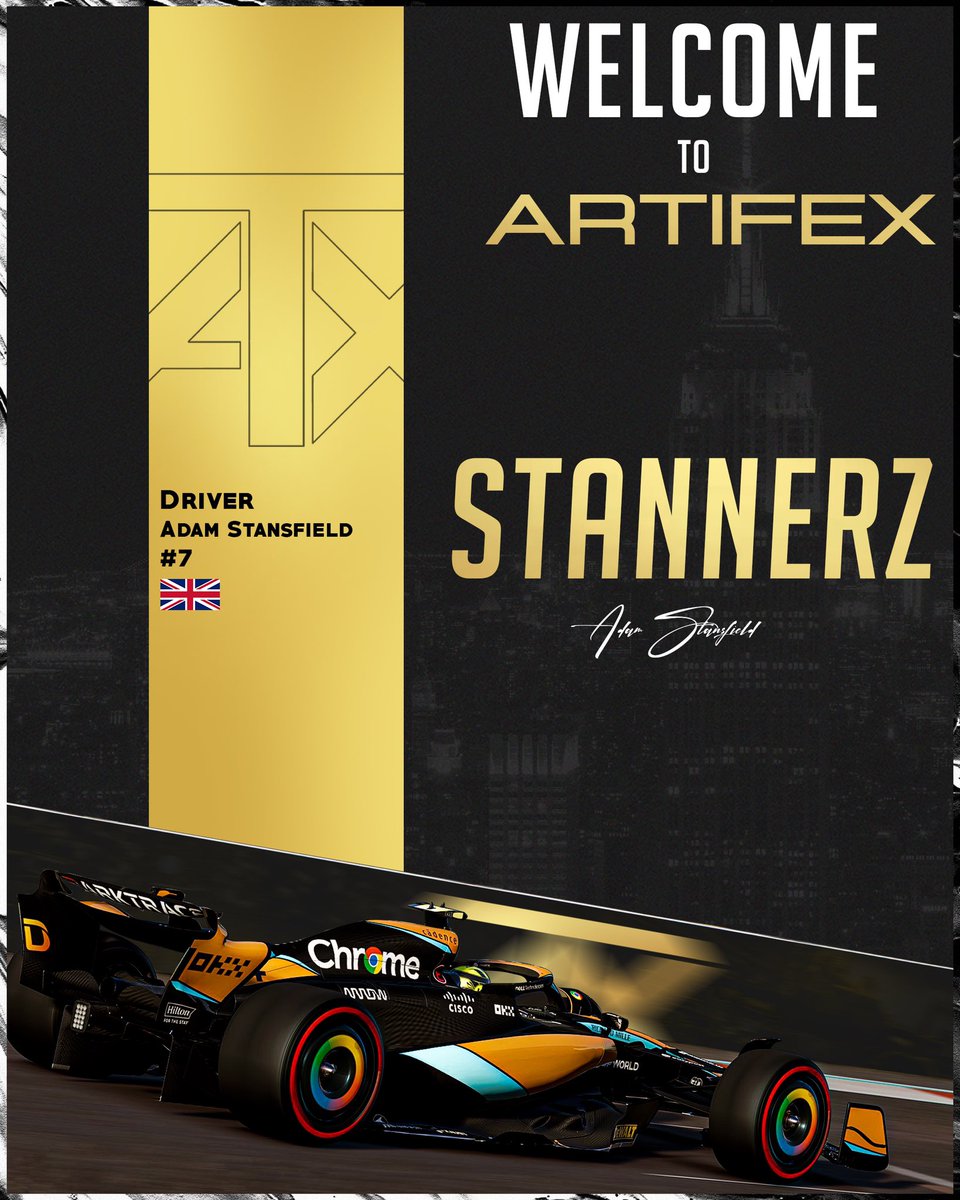 .#ATXSIM | Driver signing ✍️ 

We are happy to announce the signing of <a href="/StannerzGR63/">Stannerz</a> to our Console NA roster.

Stannerz has displayed potential, and we hope to maximize it here as we continue to develop as a team.

Welcome Adam 🇬🇧