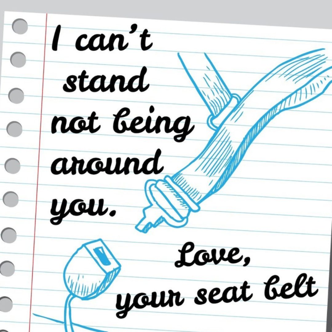 Driver &amp; Passengers + Seat Belts = 4ever. ❤️ 

#ValentinesDay