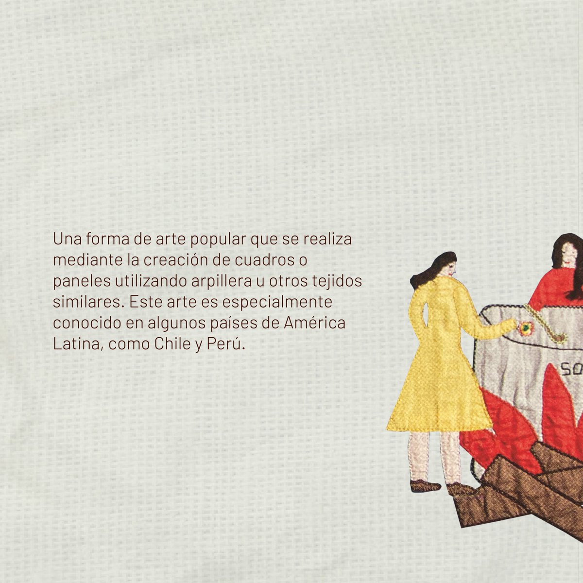 CIDAPAMERICA's tweet photo. #CidapAprende  |  🧐¿Cᴏɴᴏᴄɪ́ᴀs ʟᴀ ᴀʀᴘɪʟʟᴇʀɪ́ᴀ?
Desde noviembre del año pasado hasta la primera semana de febrero el Museo Cidap fue sede de la muestra: 𝑩𝒐𝒓𝒅𝒂𝒏𝒅𝒐: 𝒎𝒖𝒋𝒆𝒓𝒆𝒔 𝒄𝒓𝒆𝒂𝒏𝒅𝒐 𝒉𝒊𝒔𝒕𝒐𝒓𝒊𝒂𝒔🧶... 1/2 https://t.co/nuxAnn1iFf