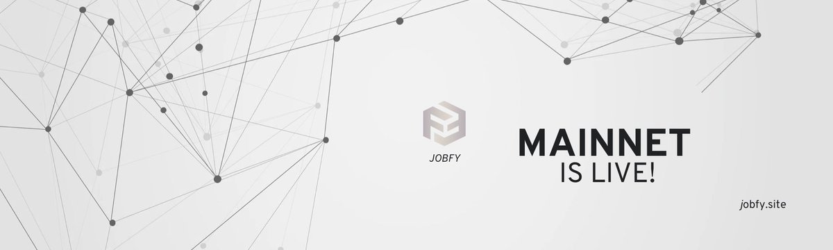 📣NEWS : JOBFY MAINNET IS LIVE

scan.jobfy.site
mainnet-rpc.jobfy.site
status.jobfy.site

$JBFY #JOBFY #ERC20 #BLOCKCHAIN #LAUNCHPAD $ETH $BTC #JobListing