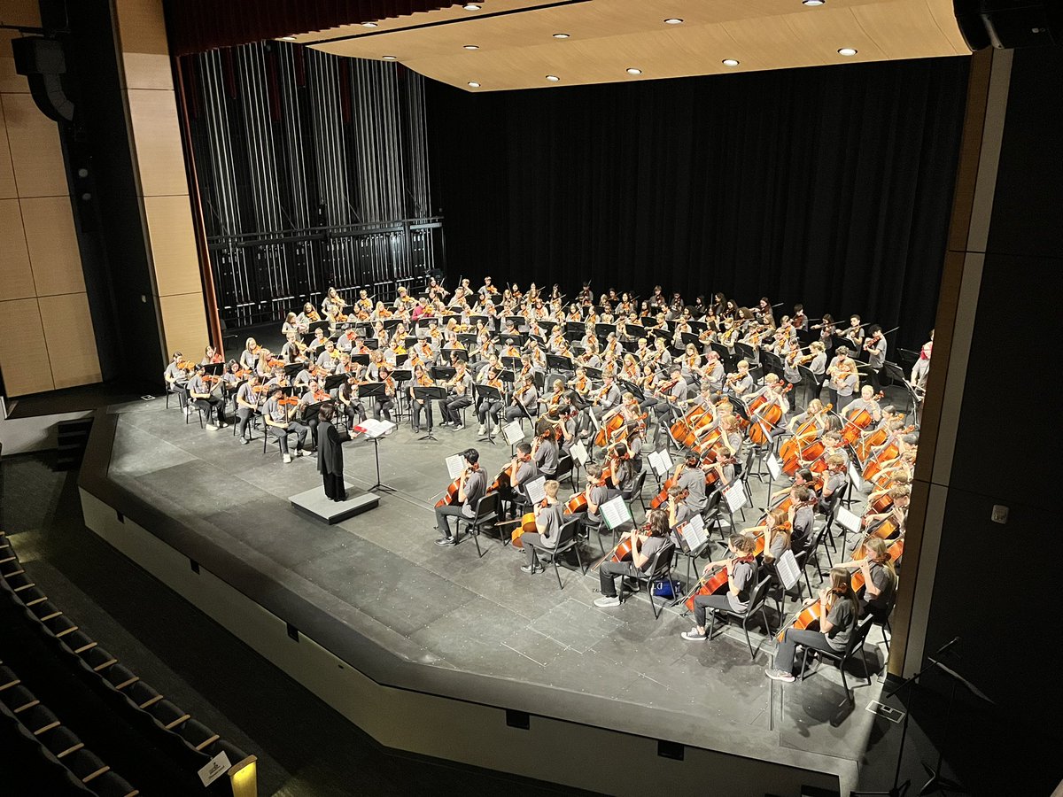 WONDERFUL concert last evening with the Ames 7-12 grade Orchestras!  The concert included the combined 7th and 9th grade, combined 8th and 10-12, and one piece with ALL!!  LOTS of kids and fun for the students, directors, and audience!!