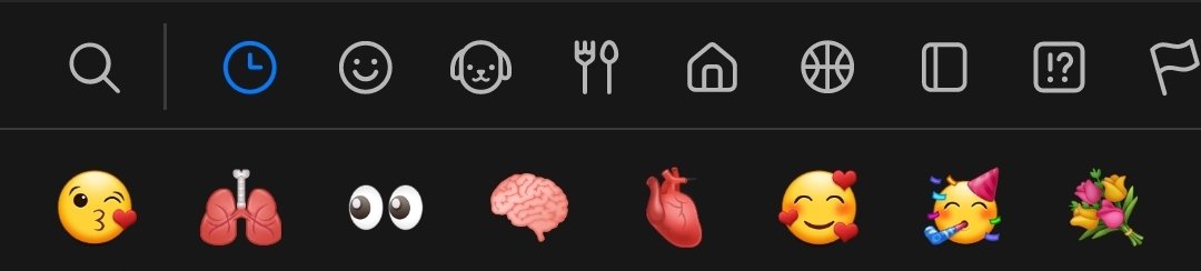 Draliabatool's tweet photo. Reveal  the screenshot of Your Recently  Used  emoji🤭 https://t.co/aN2n6xpvey