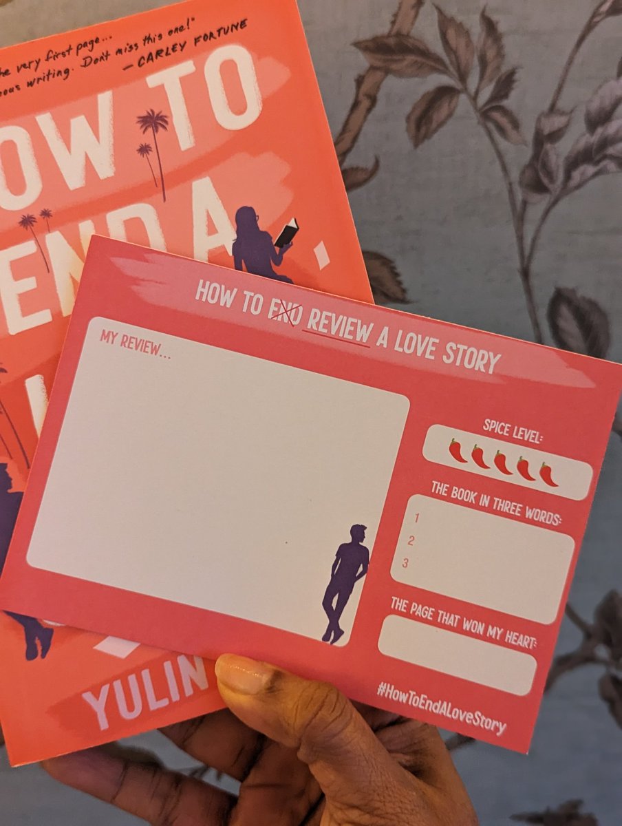 Perfect Valentine's day #bookpost!
Many thanks to @TallulahLyons for #HowToEndALoveStory by #YulinKuang

Love that review card!
Out in April...
#bookblogger #bookpost #bookstagram