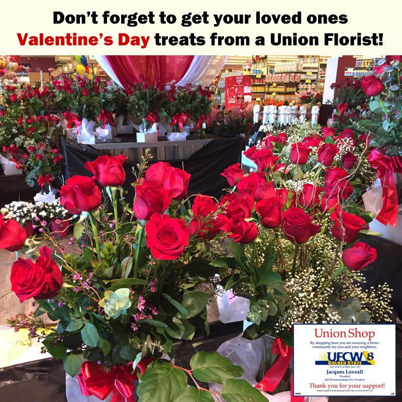 UFCW8's tweet photo. This #ValentinesDay get your special someone flowers from a #Union Florist! By shopping in a #UnionShop you are ensuring a better community for you and your neighbors. Thank you for shopping #UnionMade!
#1u
#UFCW
#UFCW8
#AFLCIO
#SolidarityWorks https://t.co/QDiJJpusa1
