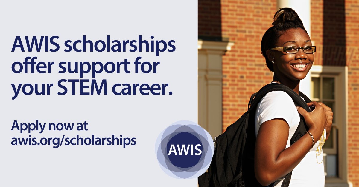 AWISNational's tweet photo. Only two weeks left to apply for an AWIS scholarship! We offer over $25,000 in awards for undergraduates, PhD students, and women interested in reentering STEM fields. Applications are due February 29, 2024. Learn more and apply here: https://t.co/OJyTGd4hEJ #WomenInSTEM https://t.co/yzZYS2tV3D
