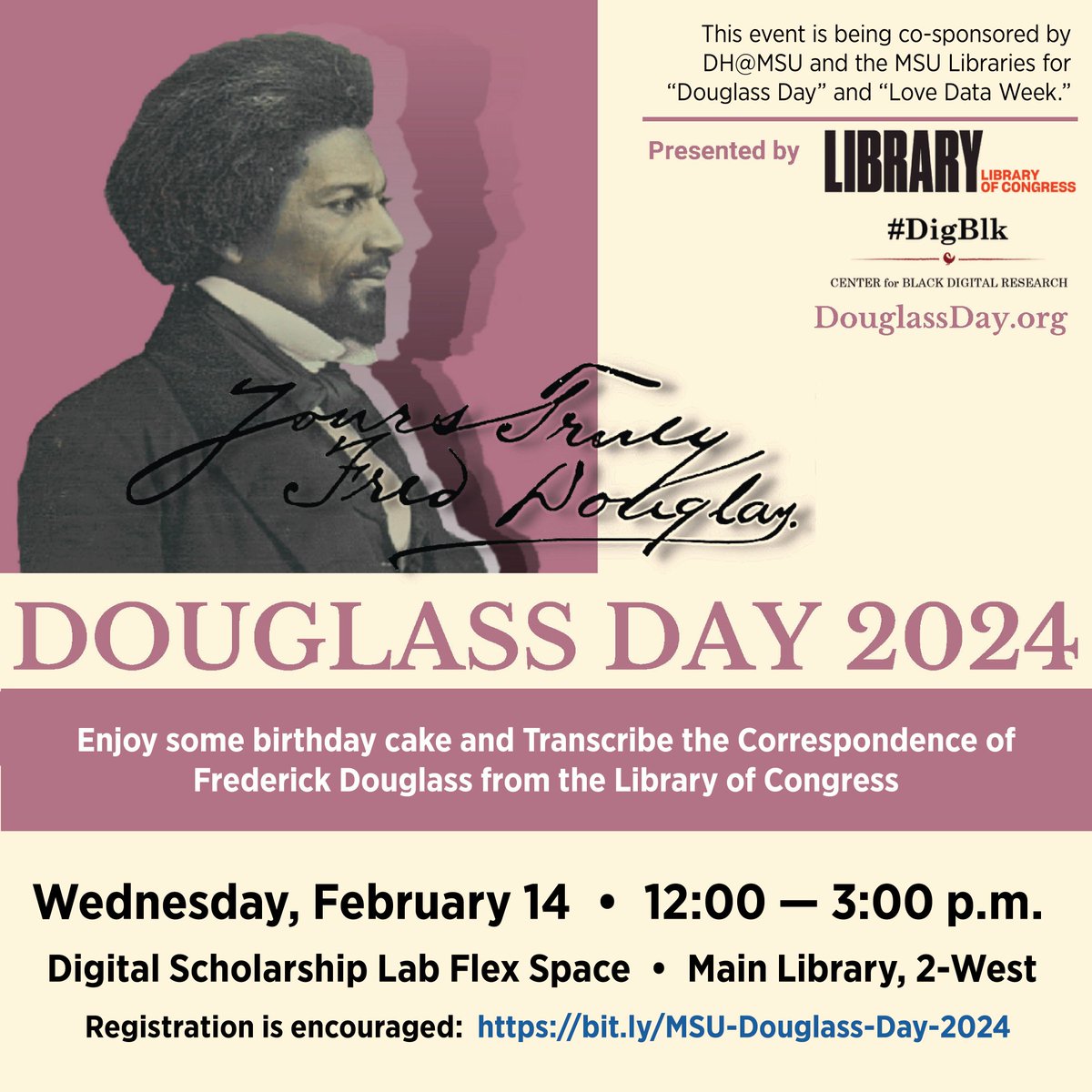 tophkat's tweet photo. Excited to be helping run #DouglassDay in the Digital Scholarship Lab @msulibraries today! https://t.co/lXdhSipm8y