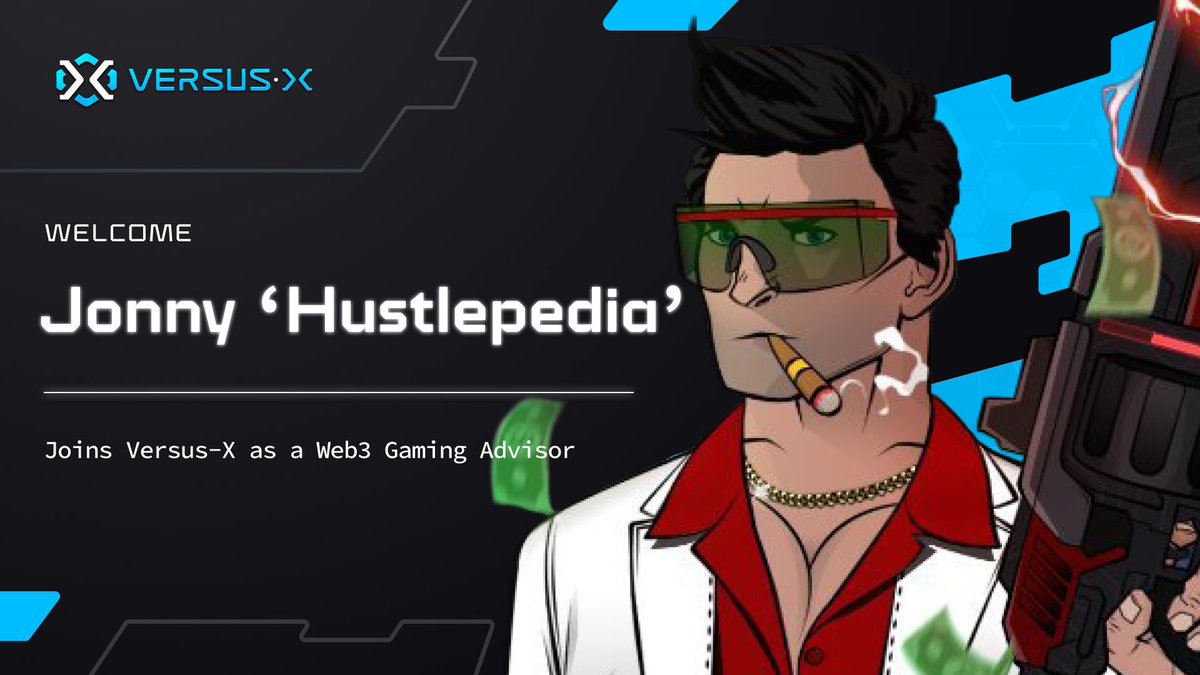 PlayVersus_X's tweet image. We're stoked to let you all know that @0xHustlepedia is jumping on board Versus-X as an Advisor! 👾

We've been big fans of Jonny's work for a while now. His content quality &amp;amp; deep understanding of the space set him apart from the rest.

We know he's going to bring some quality…