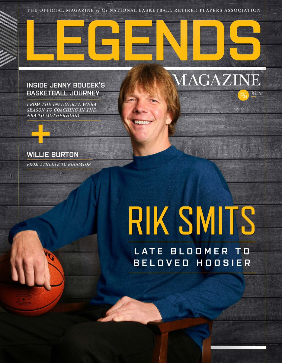 NBAalumni's tweet photo. The Winter 2024 Issue of #LegendsMagazine is here!

Top features:

⭐️ Pacers Legend &amp; #NBAAllStar Rik Smits
⭐️ @jboucek’s journey through the WNBA, NBA &amp; motherhood
⭐️ Darnell “Dr. Dunk” Hillman
⭐️ Willie Burton, athlete &amp; educator

Read it on https://t.co/SkLBpDlGom https://t.co/NDnytRdQiI