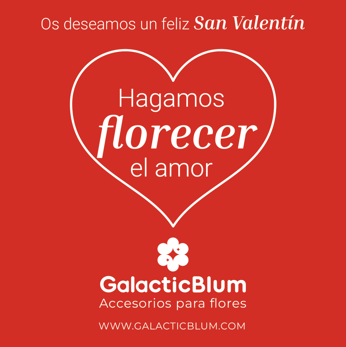 𝗛𝗮𝗴𝗮𝗺𝗼𝘀 𝒇𝒍𝒐𝒓𝒆𝒄𝒆𝒓 𝗲𝗹 𝗮𝗺𝗼𝗿. ¡Desde 𝗚𝗮𝗹𝗮𝗰𝘁𝗶𝗰𝗕𝗹𝘂𝗺 os deseamos un feliz 𝑺𝒂𝒏 𝑽𝒂𝒍𝒆𝒏𝒕𝒊́𝒏!😀💝

🪻 galacticblum.com

#artefloral #regalos #regalosoriginales #flores #floristerías #handmade #artesanía #floristas #sanvalentín #valentinesday