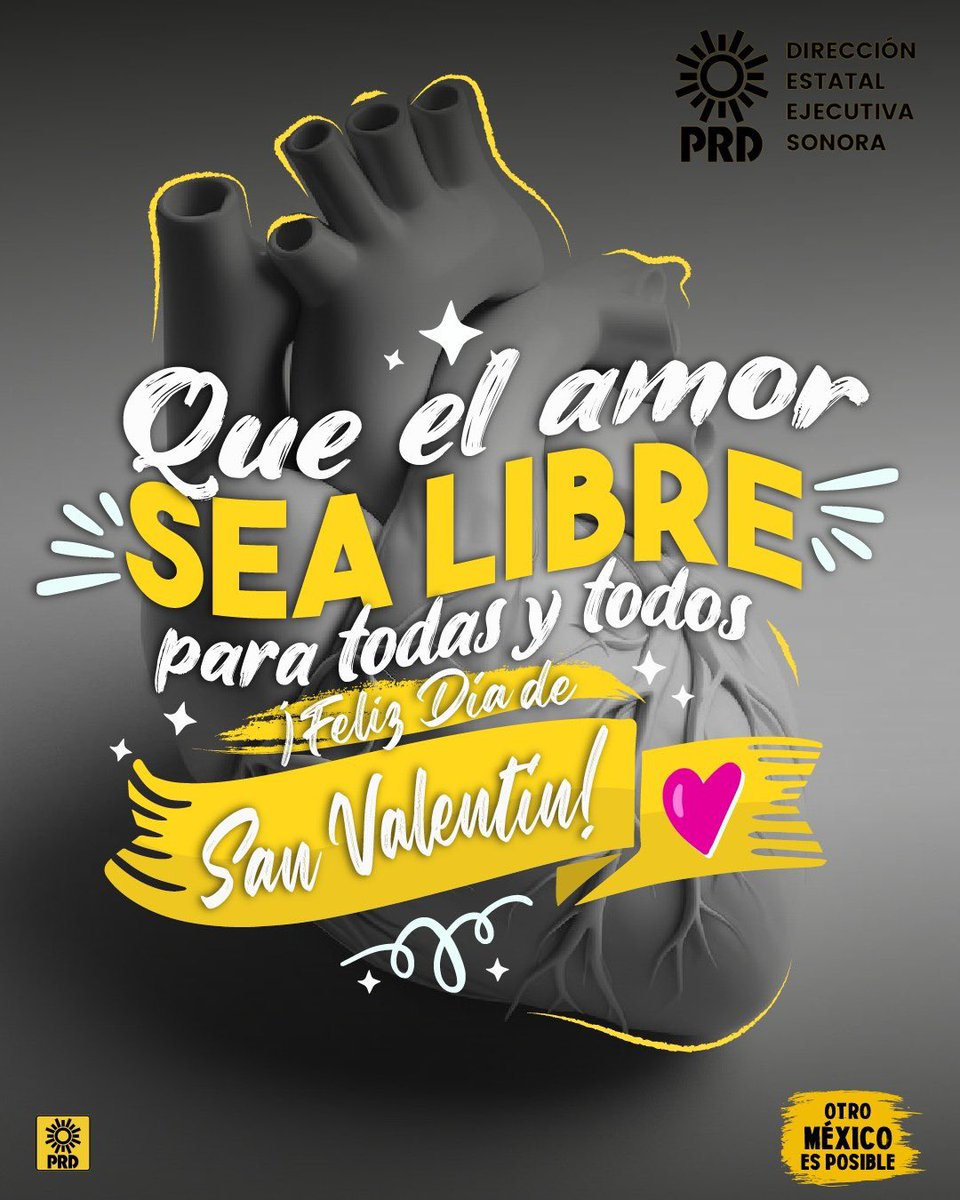 PRDSonora_'s tweet photo. Desde el #PRDsonora les deseamos que tengan mucho amor en su vida, disfrútenlo a su manera con sus seres queridos.
Qué nadie les diga a quien amar.
#SomosPRD https://t.co/gNYi4YheC6