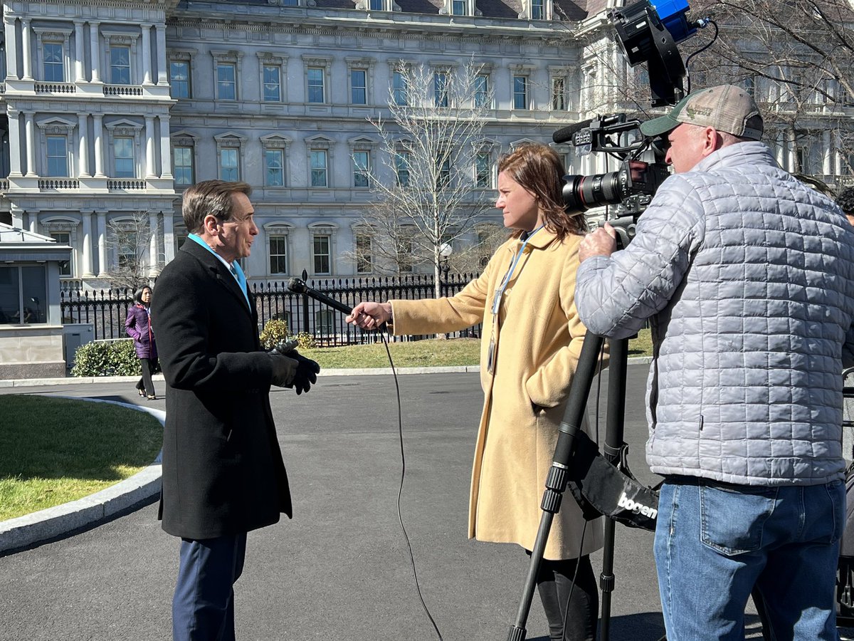 Asking Admiral John Kirby about the dire situation in Rafah, and the aid package <a href="/SpeakerJohnson/">Speaker Mike Johnson</a> says won’t come to the House floor