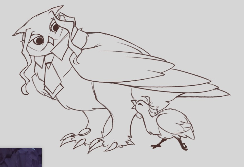 SmkyLamb's tweet photo. I'm aware that it's Valentine's Day, but look how cute the Ragninvdr family looks like birds💕
🦉🐣🦚
#Crepus #Diluc #Kaeya #sketchart https://t.co/lWJmRNw1Bo