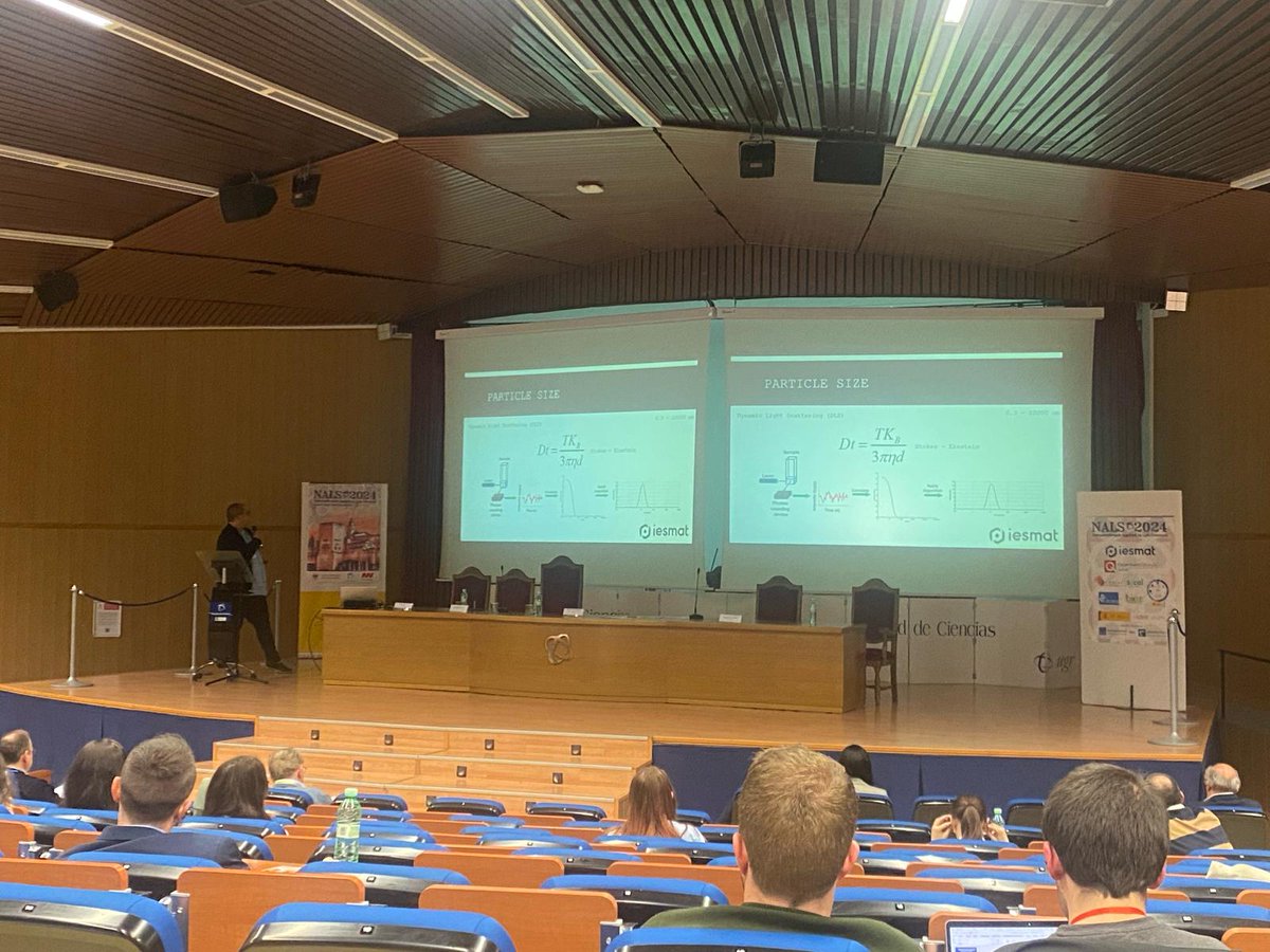 nals2024's tweet photo. This afternoon at @nals2024 we have our gold sponsor #Iesmat -international leader on analytical instrumentation- giving a very interesting talk about recent advance instruments for characterization of nanoparticles https://t.co/sqNBwRCAtS #sponsorship #nanomedicine https://t.co/GWIWqeWywt
