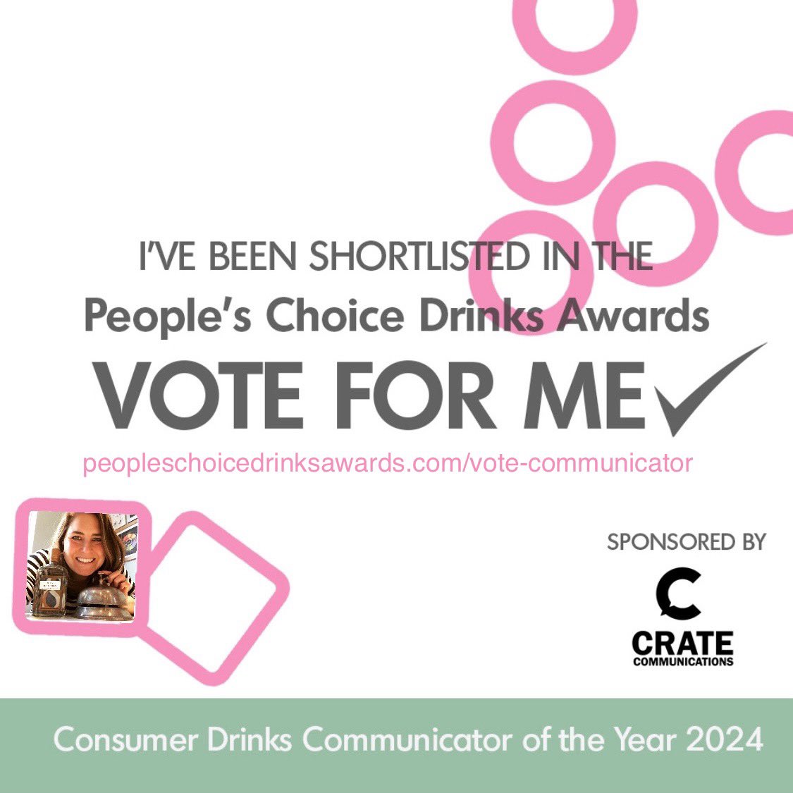 ❗️A little reminder that voting in the People's Choice Drinks Awards closes soon. Winners are decided entirely by public vote so I would really appreciate your support please. ❤️ peopleschoicedrinksawards.com/vote-communica… #PCDrinksAwards