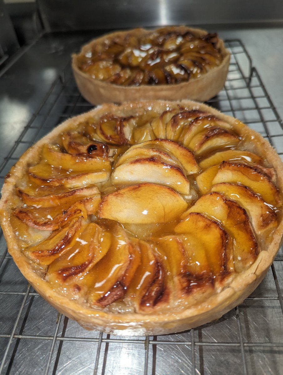 Get the kettle on.NC5 Professional Cookery making Dutch Apple Tart and Chocolate Chip Cookies today <a href="/SLCek/">South Lanarkshire College</a>