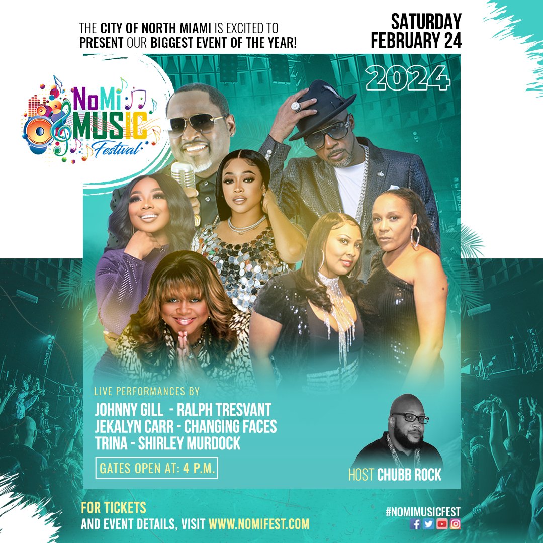 We’re spreading the love. Take a trip back in time and groove to your favorite old-school hip-hop and R&amp;B classics.

Don’t miss this year’s all-star line-up on Feb 24, 2024, at Cagni Park. Use promo code: LOVE14 to save 14%.

To purchase tickets, visit NoMiFest.com.