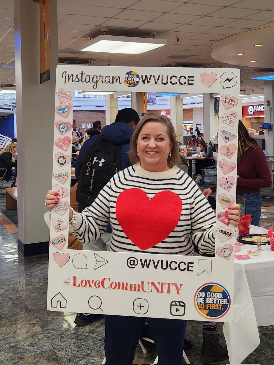 Feel the love in your community! Volunteer doing something that makes your heart happy! #WVU #LoveCommUNITY <a href="/wvu_cce/">WVU Center for Community Engagement</a>