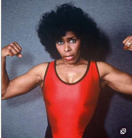 LAWrestleChick's tweet photo. For Valentine's Day we are Celebrating Black Venus! Powerlifter and Bodybuilder Jean Kirkland was trained by the The Fabulous Moolah in South Carolina. https://t.co/RmgOhC03gT