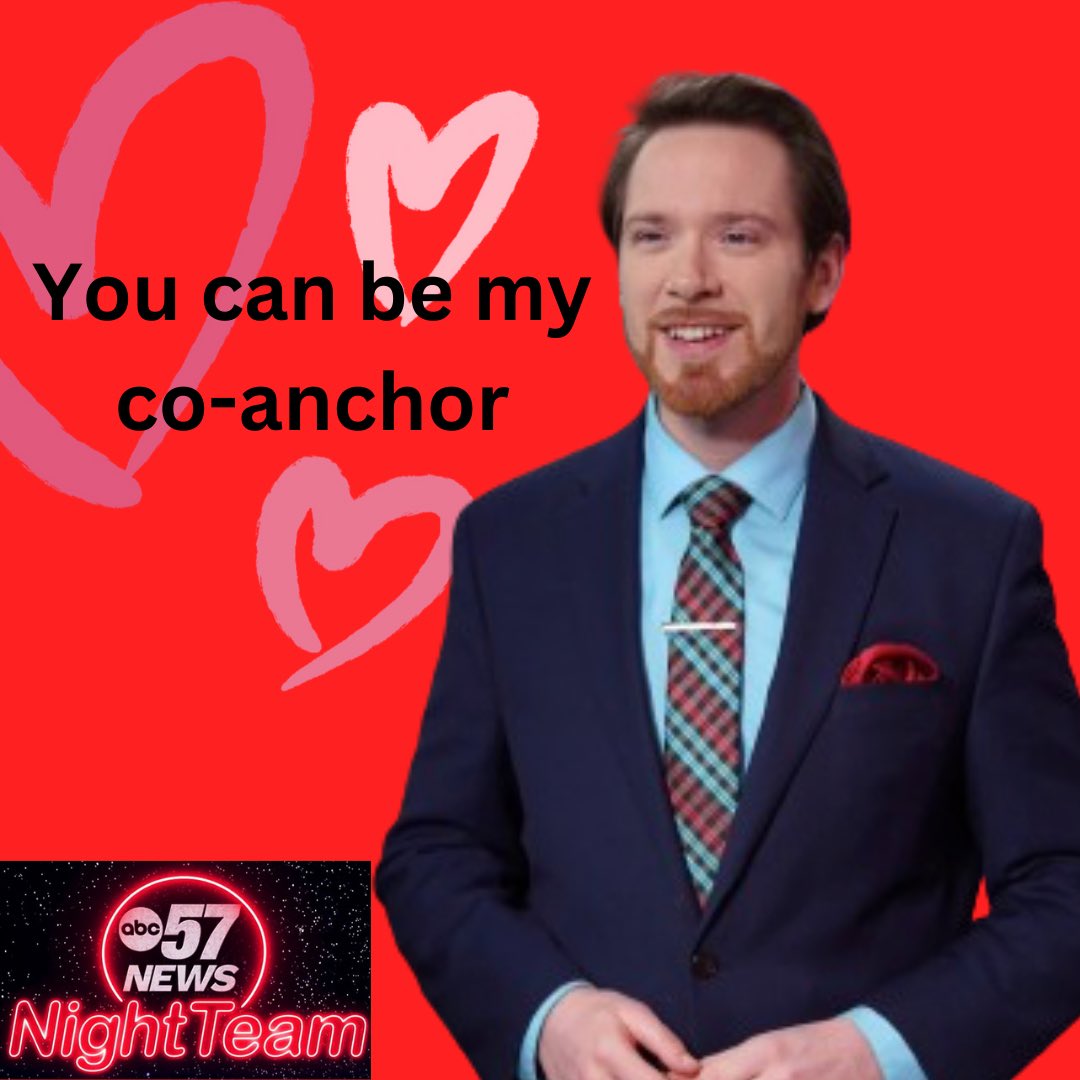 tspearstv's tweet photo. ❤️ You don’t have to be lonely for Valentine’s Day
Join @ABC57News #NightTeam at 10 & 11 https://t.co/QboOA2XTUp