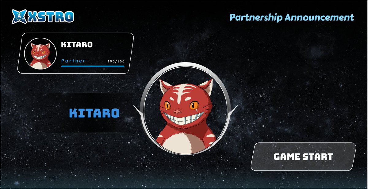 We are thrilled to announce our partnership with <a href="/KitaroStudios/">Kitaro World</a> 

We are delighted to include Kitaro in our Skin-to-Earn program. Holders can now soft stake their NFTs on Xstro.io/staking to earn S-Points.    

Don't miss this opportunity!