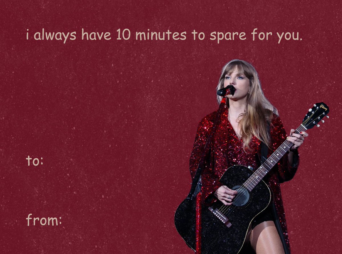 taylornation13's tweet photo. Are you #TSTheErasTour? Because I’ve waited my whole life for you. 💚💛💜♥️🩵🖤🩷🩶🤎💙 #ValentinesDay https://t.co/XLCsN1jE5R