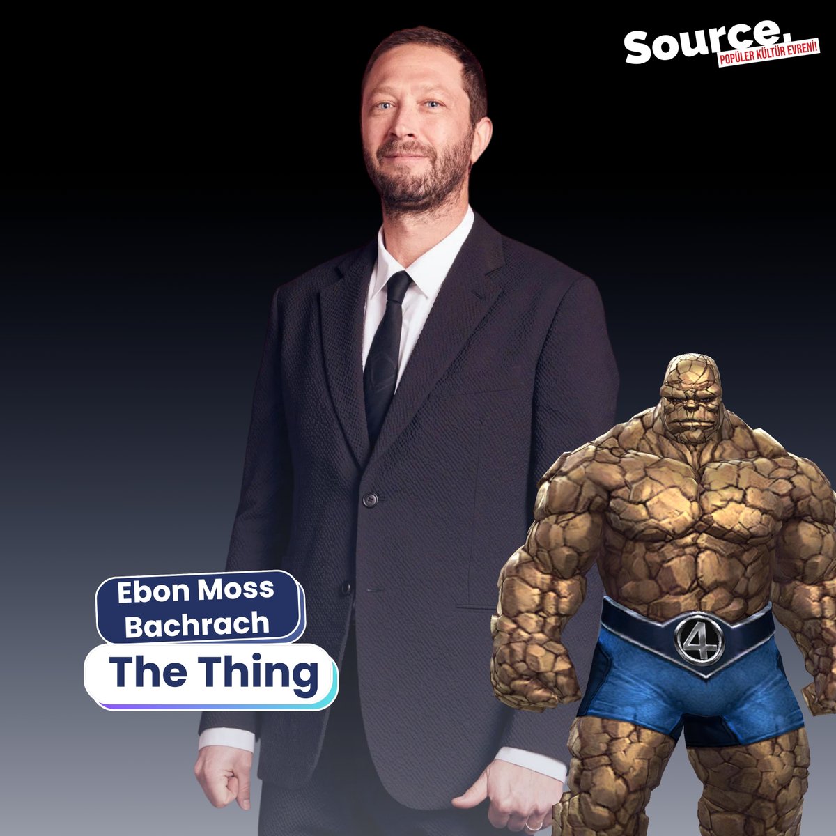 Source_Tr's tweet photo. Fantastik Dörtlü kadrosu resmileşti!🔥

#Marvel'ın gelecek "Fantastic Four" filminin kadrosu hakkında ne düşünüyorsunuz ?👀

#FantasticFour https://t.co/yyFFImK1t1