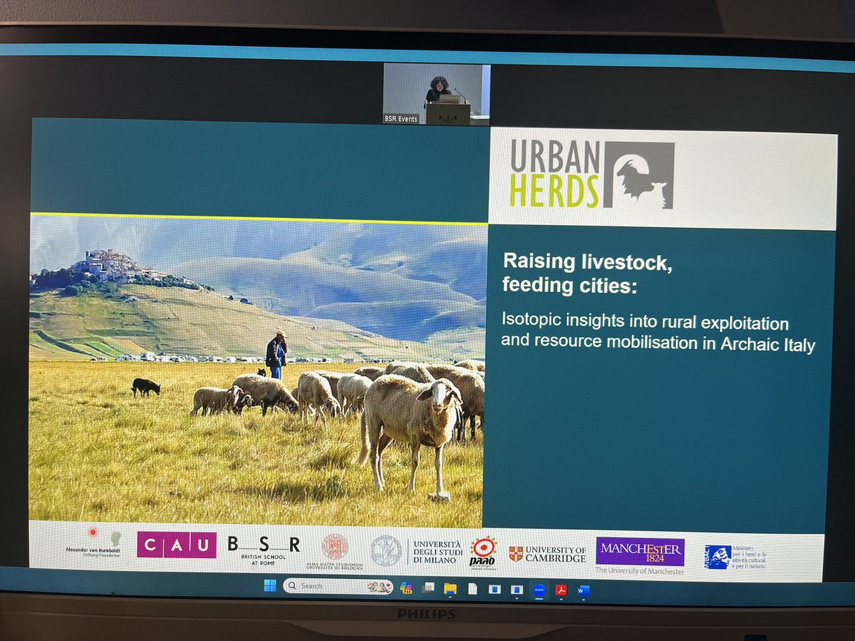 archbotreed's tweet image. Tuning in to @dr_bone_lady at the BSR. Always great to hear her work on agro-pastoral practices in Archaic Italy