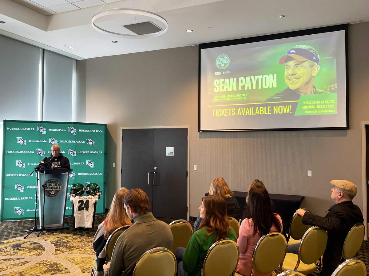 Big get for @skhuskies in their Dog’s Breakfast fundraiser in May as Denver Broncos head coach Sean Payton will serve as guest speaker.