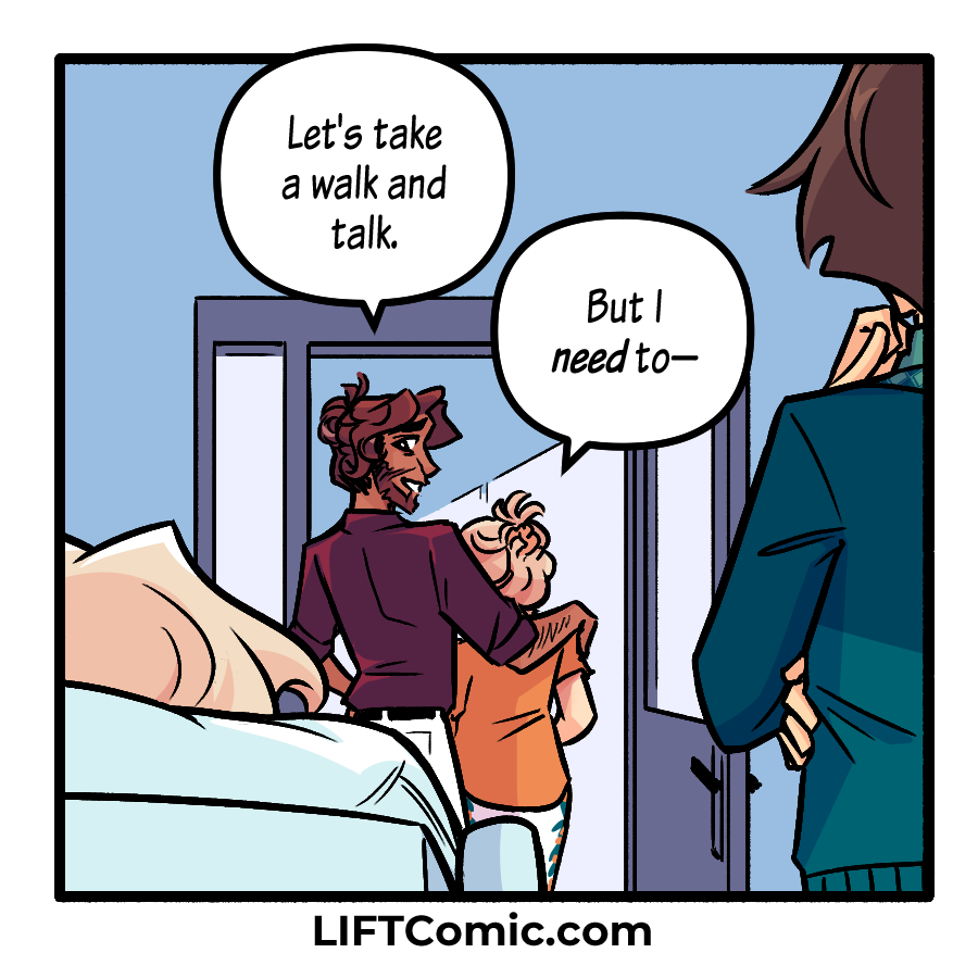 Happy Valentine's Day! ♥ Let's take a walk and talk!

New comic update at liftcomic.com!