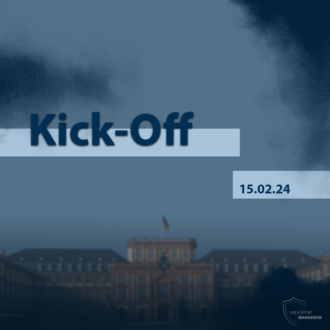 Kommt zu unserem Kick-Off ins FSS24!

Wo? L10 12, 4 OG., IFS Uni Mannheim
Wann? Do., 15.02, 19:00 Uhr

Geplant wird das kommende Semester und unsere Aufstellung für die nächste Season der <a href="/uniligaGG/">Uniliga</a>